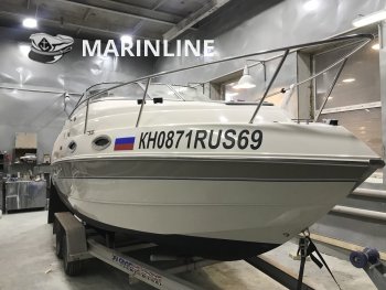 Полировка катера цена в компании «МаринЛайн». Ссылка на фотографию: https://www.marinline.ru/uploads/posts/2022-08/1661260491_photo_2022-08-23-12_22_48.jpeg