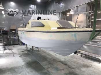 Покраска катера «Сигма» цена в компании «МаринЛайн». Ссылка на фотографию: https://www.marinline.ru/uploads/posts/2022-08/1661260507_photo_2022-08-23-11_50_51.jpeg