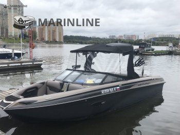 Ходовой тент для Centurion цена в компании «МаринЛайн». Ссылка на фотографию: https://www.marinline.ru/uploads/posts/2025-03/1741085562_centurion_1.jpeg